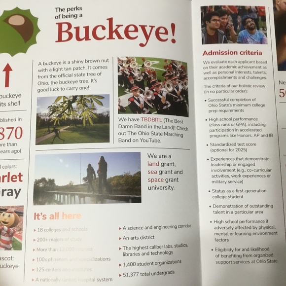 THE Ohio State University Undergraduate Admissions Brochure - Picture 3 of 5